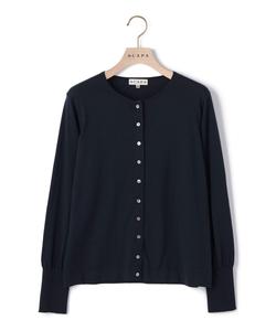 Хлопковый кардиган крупной вязки