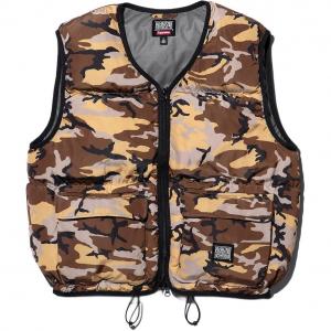 Supreme Пуховик жилет Marithé + François Girbaud, Camouflage/CAMO