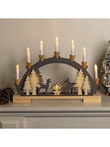 Hollybell Декоративный светодиодный светильник светло-коричневого цвета - (Д)5 x (Ш)45 x (В)33 см