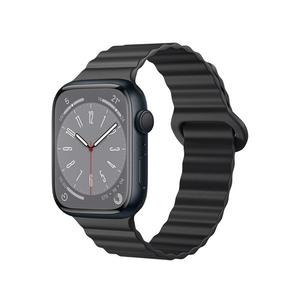 Biaodaige Часы Strap Apple Compatibility Silicone Material, Black