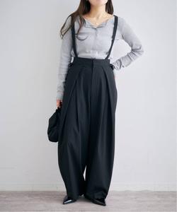 Брюки на подтяжках с двусторонним креплением U By Spick&Span, цвет Black