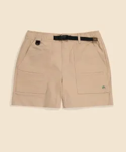 Эластичные хлопковые парусиновые рабочие шорты шириной 6 дюймов