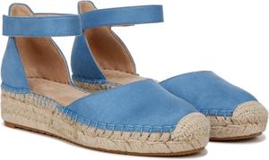 Туфли Naturalizer Wren Ankle Strap Low Heel Espadrille, цвет Linen Blue Fabric