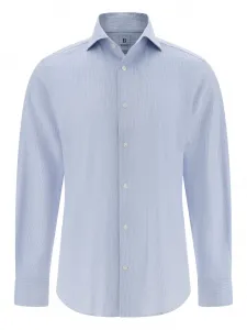 Полосатая рубашка с длинными рукавами Boggi Milano, белый