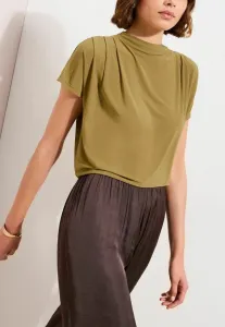 Футболка прямого кроя с драпированными плечами и принтом Friends Like These, Green