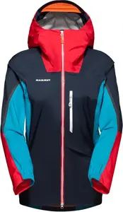 Женская лёгкая куртка с капюшоном Nordwand Light HS Mammut, Night/Azalea