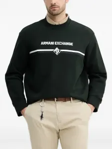 Толстовка с логотипом Armani Exchange, черный
