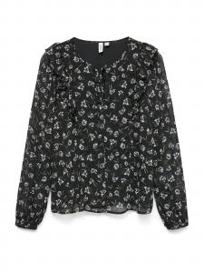 VERO MODA Блузка 'VMIHANNAH' в черном цвете