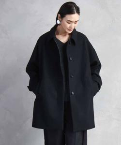 Тренч из шерсти Super 100s Michel Klein (Small Size), цвет Black