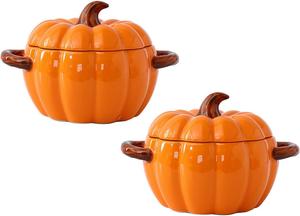 Набор мисок FYUEROPA с крышкой и ручкой, оранжевый