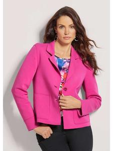 MADELEINE Модная короткая куртка с цепочкой-вешалкой розового цвета