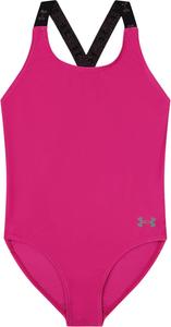 Under Armour Girls Girls' One Piece Swimsuit, Rebel Pink Racer