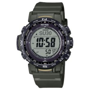 CASIO Часы PRW-35 Collection Solar Quartz Movement Resin Strap Watch Men's Watch Gray Dial, Gray Dial