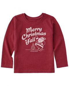 Футболка «Жизнь хороша» с надписью «Crusher» Life Is Good, красный