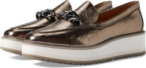 Лоферы Johnston & Murphy Gracelyn Chain Loafer, цвет Bronze Metallic Sheepskin