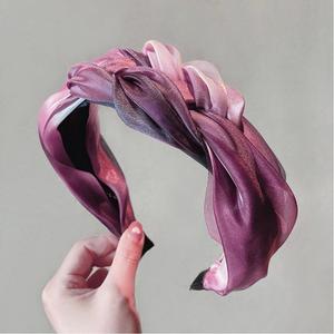Плетеная повязка на голову в корейском стиле Aimoon, цвет Purple