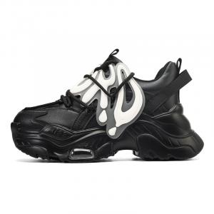 Массивные кеды унисекс с низким верхом черного цвета Ord