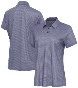 Женская футболка-поло для гольфа с кольцами Antigua, белый/темно-синий