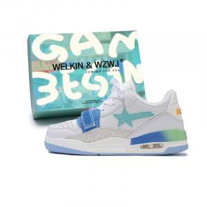 WELKIN&WZWJ Звездная коллекция, белые кроссовки противоскользящие увеличивающие рост низкие скейтбордские обувь унисекс - ярко-синие, цвет Colorful Blue