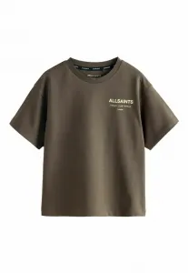 Футболка прямого кроя с принтом Smallsaints, Brown Lime