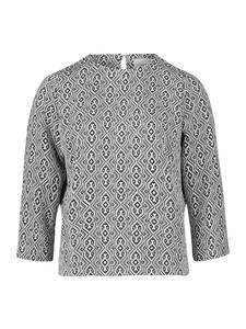 Блуза CARTOON Blusenshirt mit Jacquard, цвет Dunkelblau/Blau