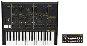 Синтезатор Korg ARP Odyssey FSQ полноразмерный 37 клавиш, версия 2, черно-золотой с SQ1 //ARMENS//