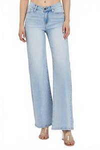 Джинсы Vecca V-образной формы с широкими штанинами светло-голубого цвета RISEN