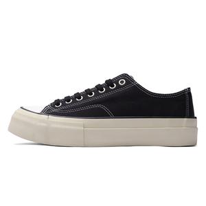 Flange Bullo Износостойкие дышащие низкие парусиновые туфли, увеличивающие рост, унисекс, черные