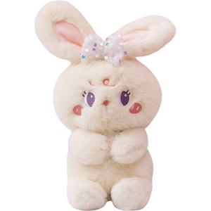 Мягкая и милая плюшевая игрушка кролик высота 23 см ZITONG