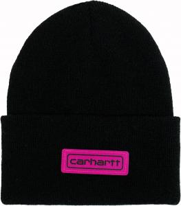 Carhartt мужская шапка с вязаным логотипом, Black