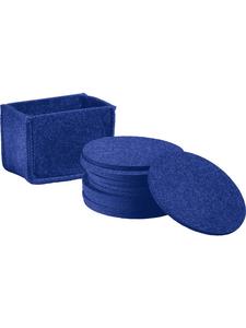 Erwin Müller Войлочные подставки под стаканы, набор из 13 штук, Beja, синего цвета