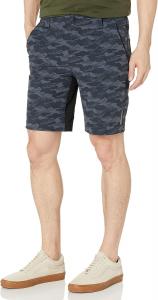 Carhartt мужские 105803 LWD гибридные шорты расслабленного кроя - 9 дюймов, Black Abstract Camo