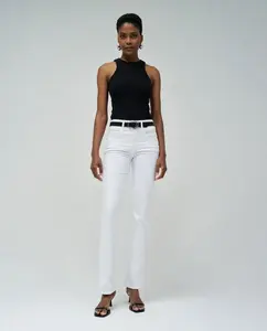 Секретный толчок в прямых женских джинсах Salsa Jeans, белый