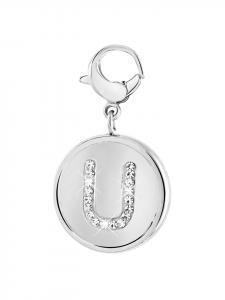 Круглый кулон в форме буквы U Lucardi