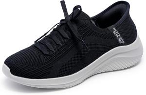Женские кроссовки Skechers Hands Free Slip-in Ultra Flex 3.0 - Brilliant Path, белый/черный
