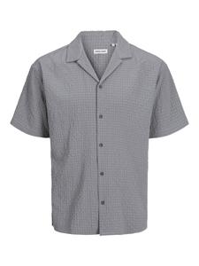 Удобная рубашка на пуговицах JACK & JONES, цвет Grey/Basalt grey