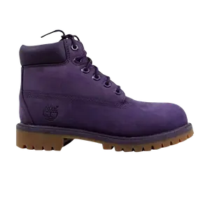 Ботинки Timberland Premium 6 Inch Junior с логотипом, фиолетовый