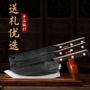 Plys Кованый разделочный нож Dragon Spring, нож для забоя, тесак, кухонный набор с блоком из сандалового дерева, 20 см