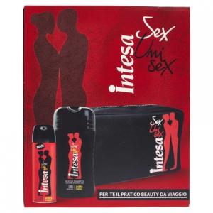 Унисекс-парфюмированный дезодорант-гель для душа и шампунь Ambra - 150 мл и 250 мл Intesa