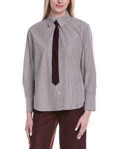 Поплиновая рубашка Kenneth Cole Stripe Kenneth Cole, фиолетовый