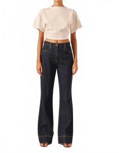 Рита Прямые джинсы с защипами в темном индиго Shona Joy