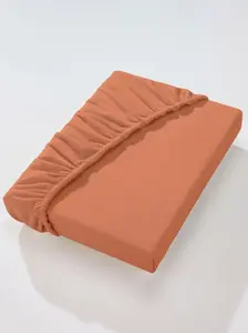 Простыня на подкладке Dormisette, (1 шт.) Простыня обычная 150х250 см., карамель