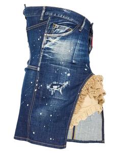 Мини-платье Dsquared2, синий