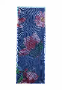 Прямоугольный полосатый шарф Desigual, Blue