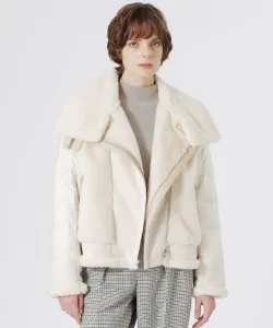 Пуховая куртка для верховой езды с меховой отделкой Loveless, цвет White