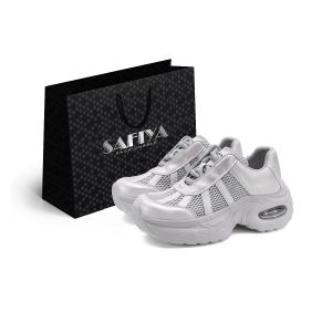 SAFIYA Серые женские кроссовки на платформе, цвет Gray