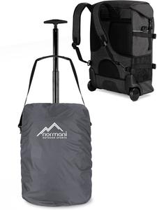 Рюкзак с функцией тележки 37 л и дождевиком в антрацитовом цвете normani
