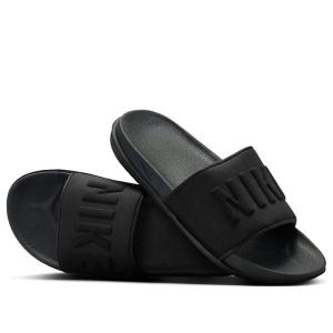 Тапочки offcourt slide 'anthracite black' Nike, черный