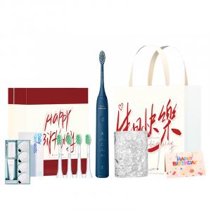 Электрическая зубная щетка Smart Soundwave с мягкой щетиной, бережный уход за деснами, набор HX2471 PHILIPS, синий