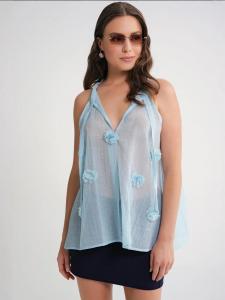 MixRay Топ в светло-голубом цвете